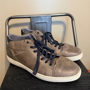 Bullboxer Leather Sneakers Mens 11 EU 44 Brown Casual Lace Up